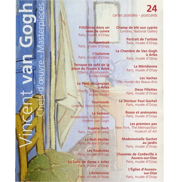 24 Cartes Postales - Chefs-d'œuvre De Vincent Van Gogh 4 24 Cartes Postales - Chefs-d'œuvre De Vincent Van Gogh – Image 2