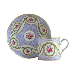 Tasse Et Soucoupe Myrtes Et Roses