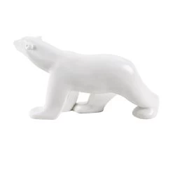 Figurine Ours Blanc Pompon -Décoration Soldes 33979 xl