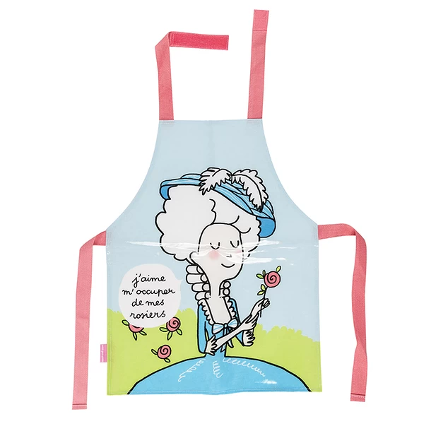 Tablier Marie-Antoinette J'aime M'occuper De Mes Rosiers 4 Tablier Marie-Antoinette J'aime M'occuper De Mes Rosiers – Image 2