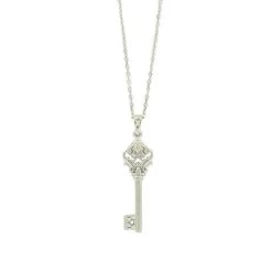 Collier Argent Clef De La Chapelle Royale