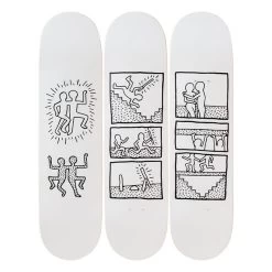 Skateboards Triptyque Keith Haring Untitled 1981 - The Skateroom