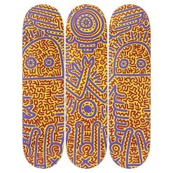 Skateboards Triptyque Keith Haring Untitled 1984 - The Skateroom