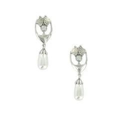 Boucles D'oreilles Gingko Art Nouveau