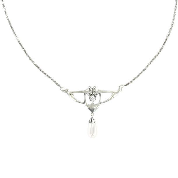 Collier Art Nouveau Gingko 3 Collier Art Nouveau Gingko