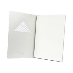 Cahier A5 Argent - Louvre Pyramide -Décoration Soldes 48195 xl
