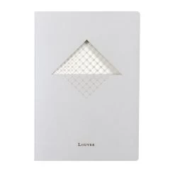 Cahier A5 Argent - Louvre Pyramide