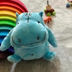 Peluche Hippopotame Bleu - Grand Modèle -Décoration Soldes 51146 xl