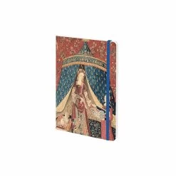 Cahier à élastique Dame à La Licorne - A Mon Seul Désir -Décoration Soldes 51491 xl
