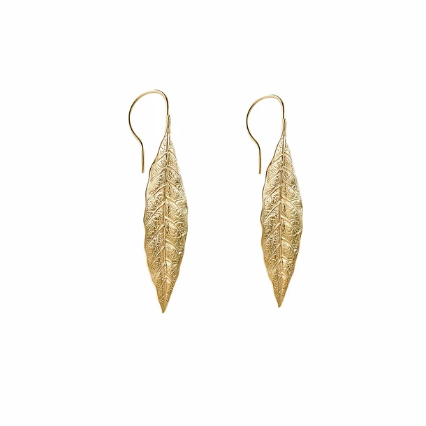 Boucles D'oreilles Feuille De Laurier 4 Boucles D'oreilles Feuille De Laurier – Image 2