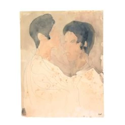 Reproduction Auguste Rodin - Deux Profils Cambodgiens -Décoration Soldes 53111 xl