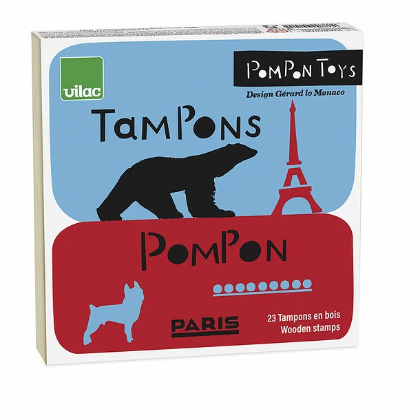 Coffret De 23 Tampons En Bois François Pompon - Pompon Toys 5 Coffret De 23 Tampons En Bois François Pompon - Pompon Toys – Image 3