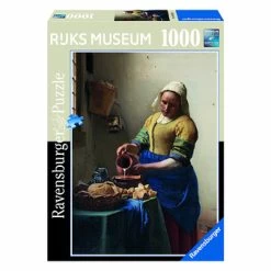 Puzzle 1000 Pièces Johannes Vermeer - La Laitière - Ravensburger Et Rijks Museum