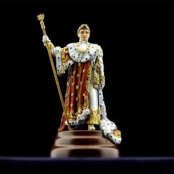 Figurine Napoléon En Costume De Sacre - Les Drapeaux De France -Décoration Soldes 54801 xl