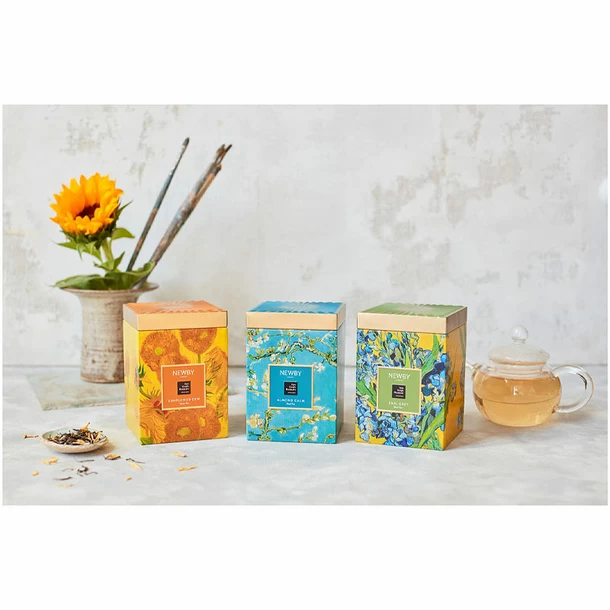 Boîte Thé Vert Newby® Vincent Van Gogh - Les Tournesols - Van Gogh Museum Amsterdam® 4 Boîte Thé Vert Newby® Vincent Van Gogh - Les Tournesols - Van Gogh Museum Amsterdam® – Image 2
