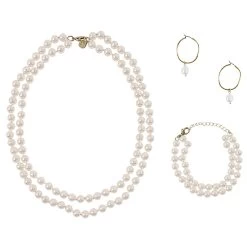 Bracelet Double Rang Perles De La Reine -Décoration Soldes 55343 xl