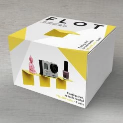 Set De 3 Étagères FLOT Mix En Métal - Jaune - BeaMalevich -Décoration Soldes 56549 xl