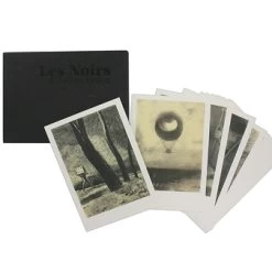 Boîte De 12 Cartes - "Les Noirs" D'Odilon Redon