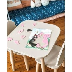 BarbaLouvre - Puzzle 24 Pièces Barbapapa Et Barbamama -Décoration Soldes 74061 xl