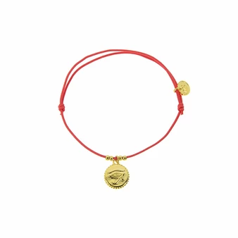 Bracelet élastique Avec Charm Égyptien - Œil - Rose 3 Bracelet élastique Avec Charm Égyptien - Œil - Rose