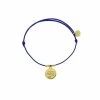Bracelet élastique Avec Charm Égyptien - Œil - Bleu