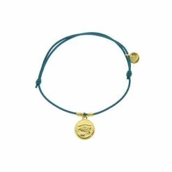 Bracelet élastique Avec Charm Égyptien - Œil - Vert