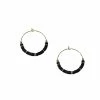 Boucles D'oreilles Créoles - Onyx -Décoration Soldes 74270 xl