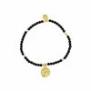 Bracelet Avec Charm Égyptien - Œil - Onyx -Décoration Soldes 74956 l