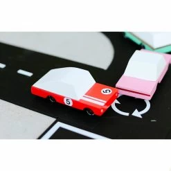 Voiture En Bois Candycar - Red Racer #5 - Candylab -Décoration Soldes 75012 xl