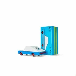 Voiture En Bois Candycar - Blue Racer #8 - Candylab