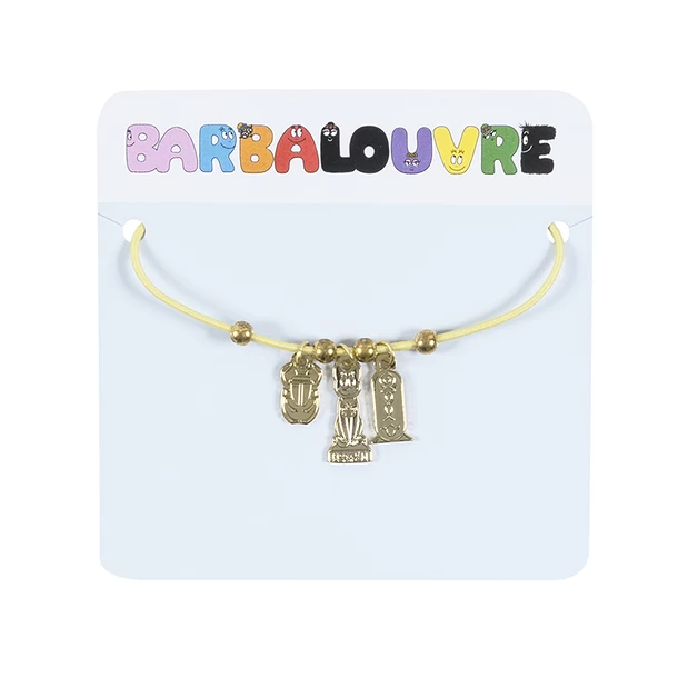 BarbaLouvre - Bracelet Ajustable Avec Charm's Barbidou 3 BarbaLouvre - Bracelet Ajustable Avec Charm's Barbidou