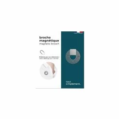 Broche Magnétique Cercle Argenté - Tout Simplement, -Décoration Soldes 75405 xl