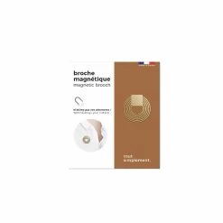 Broche Magnétique Cercle Doré - Tout Simplement, -Décoration Soldes 75410 xl