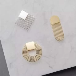 Broche Magnétique Cercle Doré - Tout Simplement, -Décoration Soldes 75413 xl