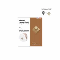 Broche Magnétique Losange Doré - Tout Simplement, -Décoration Soldes 75434 xl