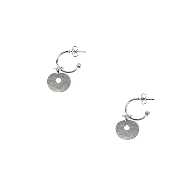 Anneaux D'oreilles Lydien - Argent 925 3 Anneaux D'oreilles Lydien - Argent 925