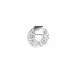Broche Magnétique Cercle Argenté - Tout Simplement,