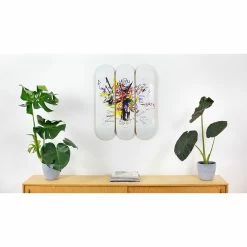 Skateboards Triptyque Jean-Michel Basquiat - Exu, 1988 - The Skateroom 8 Skateboards Triptyque Jean-Michel Basquiat - Exu, 1988 - The Skateroom -Décoration Soldes 76561 xl