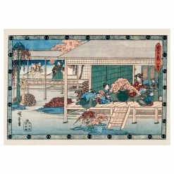Lot De 16 Cartes Postales 14 X 20 Cm - Hiroshige - Le Trésor Des Vassaux Fidèles -Décoration Soldes 76601 xl