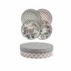 Coffret De 4 Assiettes à Dessert Madame De Pompadour - Mathilde M. -Décoration Soldes 78071 xl