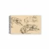 Carnet De Croquis Bloc De 30 Feuilles Eugène Delacroix - Trois études De Chats, 1843 -Décoration Soldes 78247 xl
