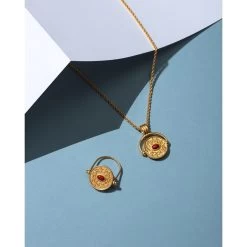 Collier Avec Médaillon De Panticapée Réversible -Décoration Soldes 79622 xl