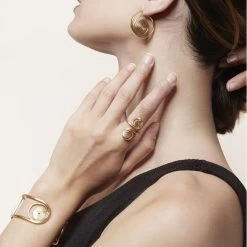 Boucles D'oreilles Spirale Grecque -Décoration Soldes 79640 xl