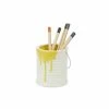 Pot à Crayons En Céramique Peinture Jaune - Balvi -Décoration Soldes 79844 xl