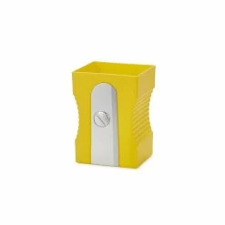 Pot à Crayons En Plastique Taille-crayon Jaune - Balvi -Décoration Soldes 79853 xl
