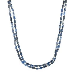 Sautoir Antique Avec Pierres Bleues -Décoration Soldes 79926 xl