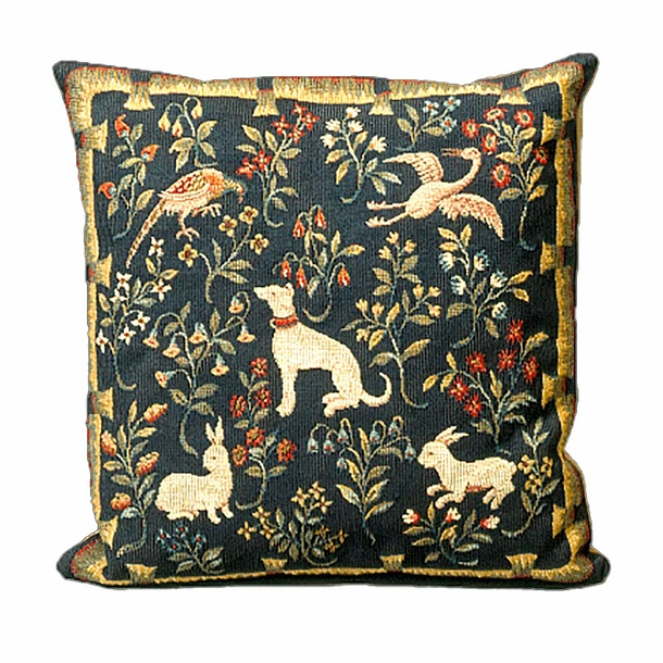 Housse De Coussin Millefleurs - Jules Pansu 3 Housse De Coussin Millefleurs - Jules Pansu