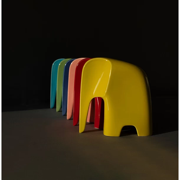 Olifant - Éléphant En Porcelaine - Bleu Nuit - Caussa 5 Olifant - Éléphant En Porcelaine - Bleu Nuit - Caussa – Image 3