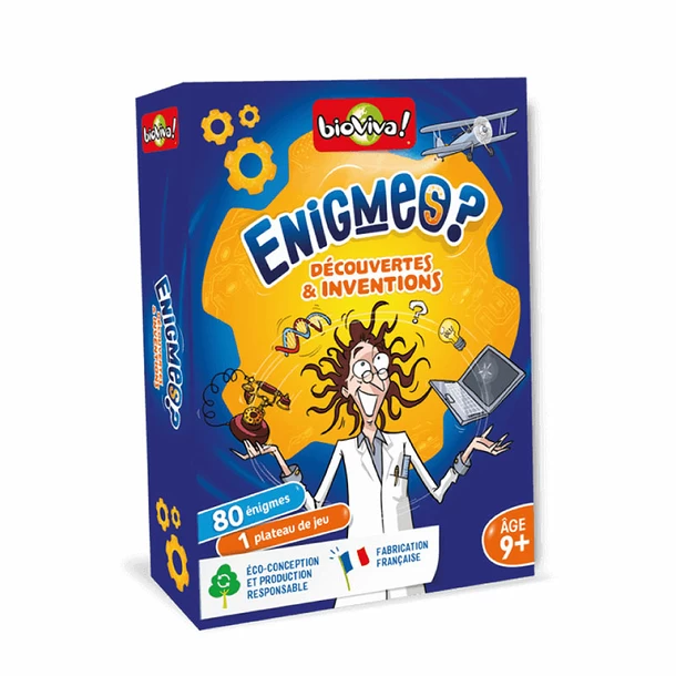 Jeu Énigmes - Découvertes Et Inventions - Bioviva 3 Jeu Énigmes - Découvertes Et Inventions - Bioviva