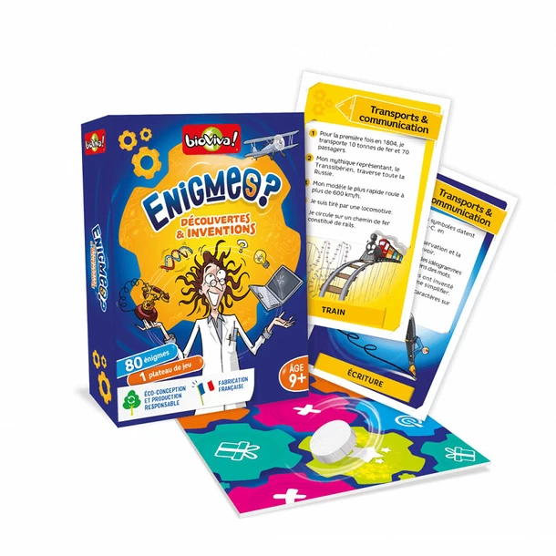 Jeu Énigmes - Découvertes Et Inventions - Bioviva 4 Jeu Énigmes - Découvertes Et Inventions - Bioviva – Image 2